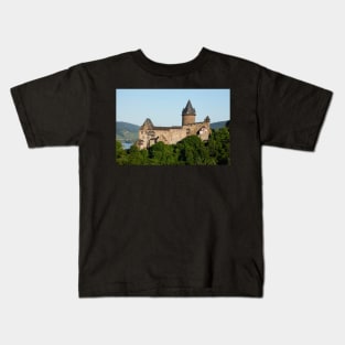 Stahleck Castle, Burg, Bacharach, Middle Rhine, Rhine Kids T-Shirt